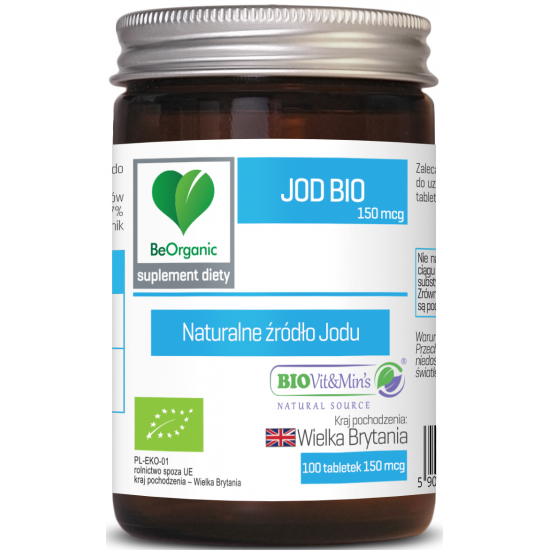 JOD BIO (150 mcg) 100 TABLETEK - BE ORGANIC