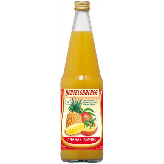 SOK JABŁKO - ANANAS - MANGO BIO 700 ml - BEUTELSBACHER