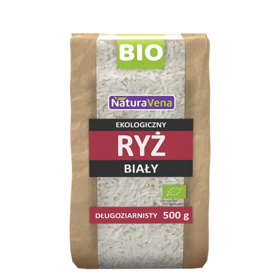 RYŻ BIAŁY DŁUGOZIARNISTY BIO 500 g - NATURAVENA